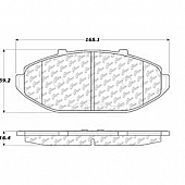 Stop Tech/ Power Slot Brake Pad - 300.07480