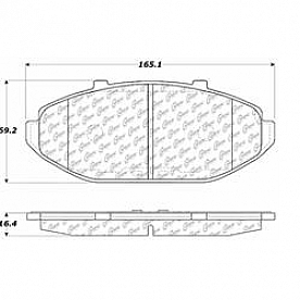 Stop Tech/ Power Slot Brake Pad - 300.07480