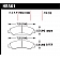 Hawk Performance Brake Pad - HB561F.710