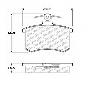 Stop Tech/ Power Slot Brake Pad - 300.02280