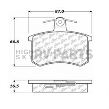 Stop Tech/ Power Slot Brake Pad - 300.02280