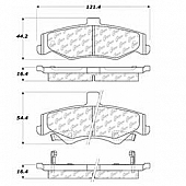 Stop Tech/ Power Slot Brake Pad - 300.07500