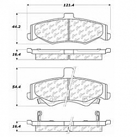 Stop Tech/ Power Slot Brake Pad - 300.07500
