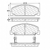 Stop Tech/ Power Slot Brake Pad - 300.02730