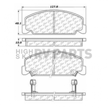 Stop Tech/ Power Slot Brake Pad - 300.02730
