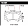 Hawk Performance Brake Pad - HB589Y.704