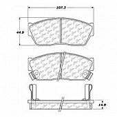 Stop Tech/ Power Slot Brake Pad - 300.02760