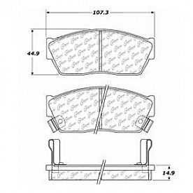 Stop Tech/ Power Slot Brake Pad - 300.02760
