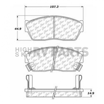 Stop Tech/ Power Slot Brake Pad - 300.02760