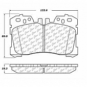 Stop Tech/ Power Slot Brake Pad - 105.12820