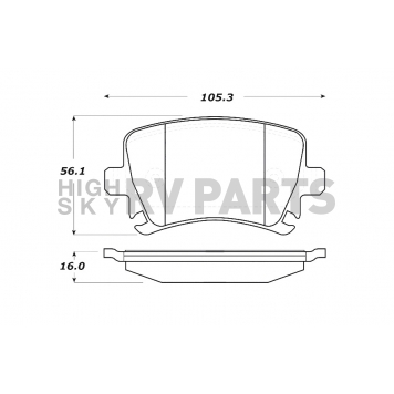 Stop Tech/ Power Slot Brake Pad - 308.11080-4