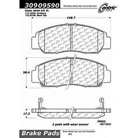 Stop Tech/ Power Slot Brake Pad - 309.09590