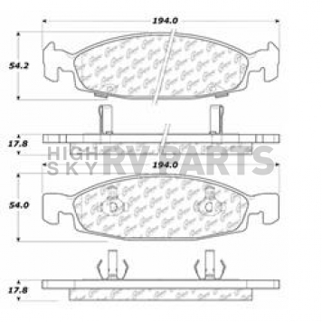 Stop Tech/ Power Slot Brake Pad - 300.07900
