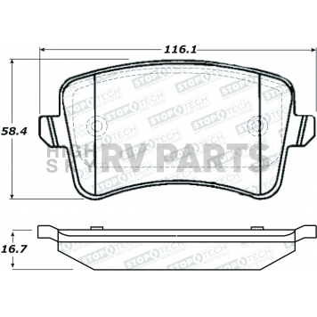 Stop Tech/ Power Slot Brake Pad - 308.13861-4