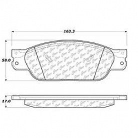 Stop Tech/ Power Slot Brake Pad - 300.08050
