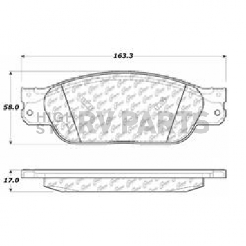 Stop Tech/ Power Slot Brake Pad - 300.08050