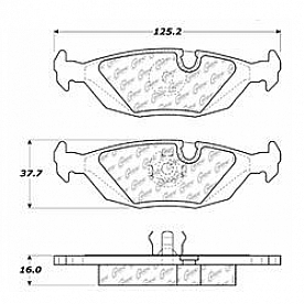 Stop Tech/ Power Slot Brake Pad - 300.02790