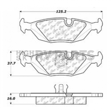 Stop Tech/ Power Slot Brake Pad - 300.02790