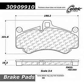 Stop Tech/ Power Slot Brake Pad - 309.09910