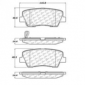 Stop Tech/ Power Slot Brake Pad - 105.12840
