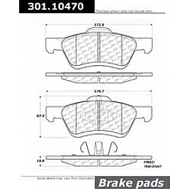 Stop Tech/ Power Slot Brake Pad - 301.10470
