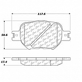 Stop Tech/ Power Slot Brake Pad - 300.08170