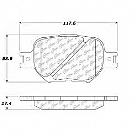 Stop Tech/ Power Slot Brake Pad - 300.08170