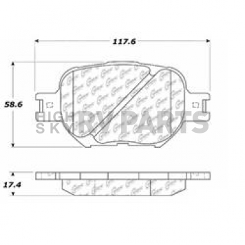 Stop Tech/ Power Slot Brake Pad - 300.08170