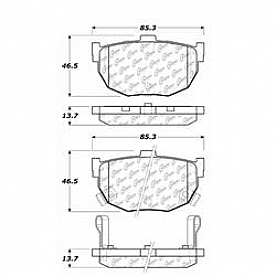 Stop Tech/ Power Slot Brake Pad - 300.03230