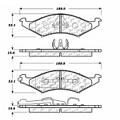 Stop Tech/ Power Slot Brake Pad - 300.03240