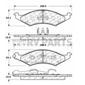 Stop Tech/ Power Slot Brake Pad - 300.03240