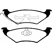 EBC Brakes Brake Pad - DP21625