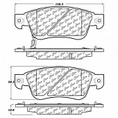 Stop Tech/ Power Slot Brake Pad - 105.12870