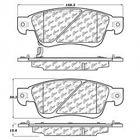 Stop Tech/ Power Slot Brake Pad - 105.12870