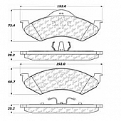 Stop Tech/ Power Slot Brake Pad - 300.08200