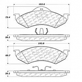 Stop Tech/ Power Slot Brake Pad - 300.08200
