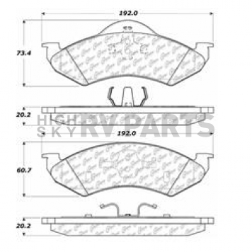Stop Tech/ Power Slot Brake Pad - 300.08200