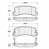 Stop Tech/ Power Slot Brake Pad - 300.03250