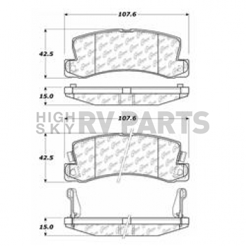 Stop Tech/ Power Slot Brake Pad - 300.03250