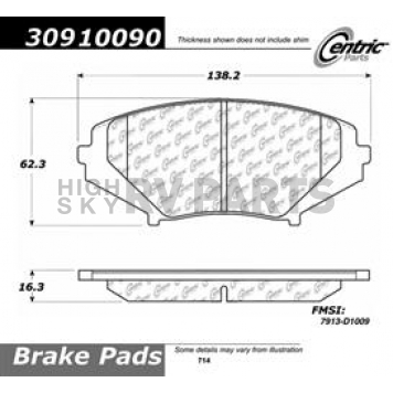 Stop Tech/ Power Slot Brake Pad - 309.10090