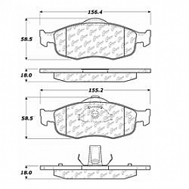 Stop Tech/ Power Slot Brake Pad - 300.06480