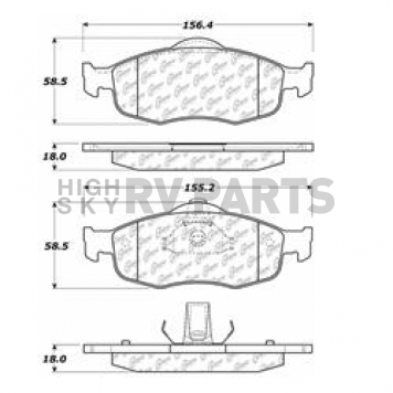 Stop Tech/ Power Slot Brake Pad - 300.06480