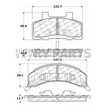 Stop Tech/ Power Slot Brake Pad - 300.02150