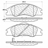 Stop Tech/ Power Slot Brake Pad - 105.10740