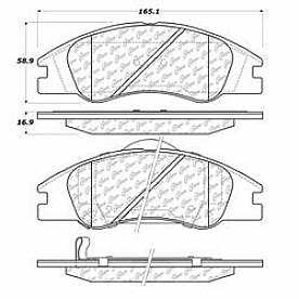 Stop Tech/ Power Slot Brake Pad - 105.10740