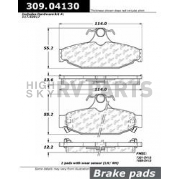 Stop Tech/ Power Slot Brake Pad - 309.04130
