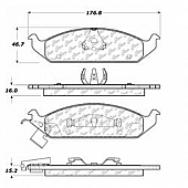 Stop Tech/ Power Slot Brake Pad - 105.06500