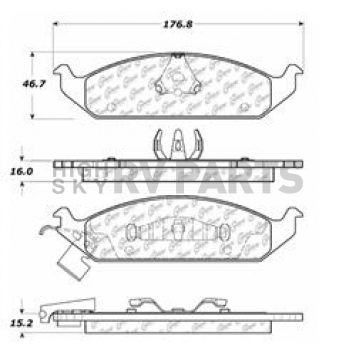 Stop Tech/ Power Slot Brake Pad - 105.06500