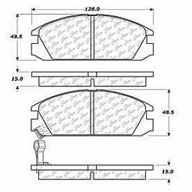 Stop Tech/ Power Slot Brake Pad - 300.03340