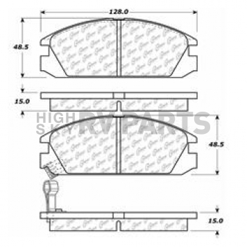 Stop Tech/ Power Slot Brake Pad - 300.03340